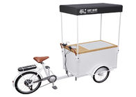 Carro de la bicicleta del helado de tres ruedas con la bomba de agua segura de la categoría alimenticia