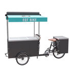 Carro grande de lujo de la bicicleta del helado del almacenamiento del OEM con de largo usando vida