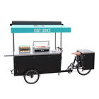 Remolque comercial del carro de la comida, triciclos multiusos de la venta de la comida