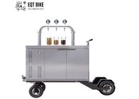 Carro Li Battery Coffee Vendor Cart de la bici de la cerveza del gusto del freno 3 de V