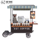 Carro eléctrico multifuncional de la venta del café de la calle con la batería 48V