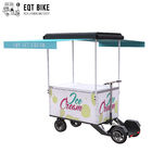 Triciclo eléctrico vendedor caliente del congelador de la bici del helado de EQT que vende del helado de la rueda al aire libre de alta calidad de la bici 4