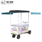 EQT 138 litros del helado de las bicis en venta del congelador del carro de las vacaciones de verano del cargo de bici suave del congelador que vende el helado eléctrico