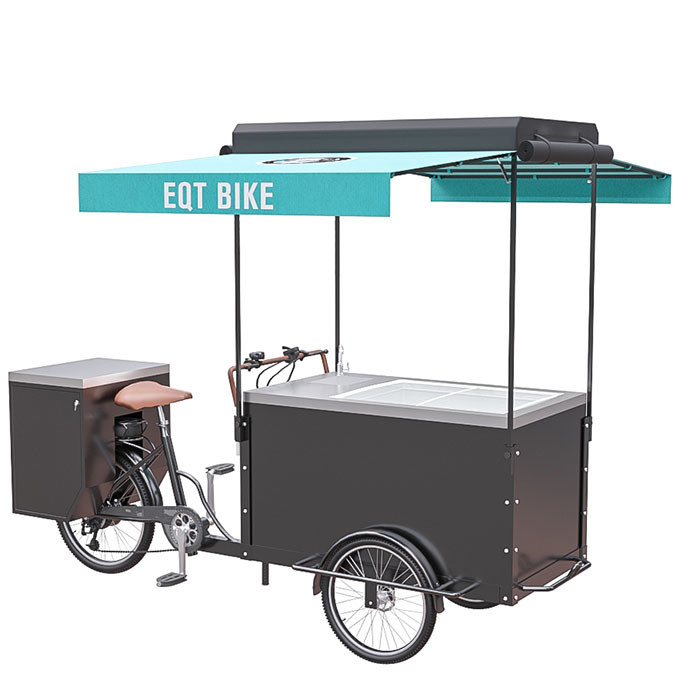 Capacidad de carga multifuncional adaptable del carro 300KG de la bicicleta del helado