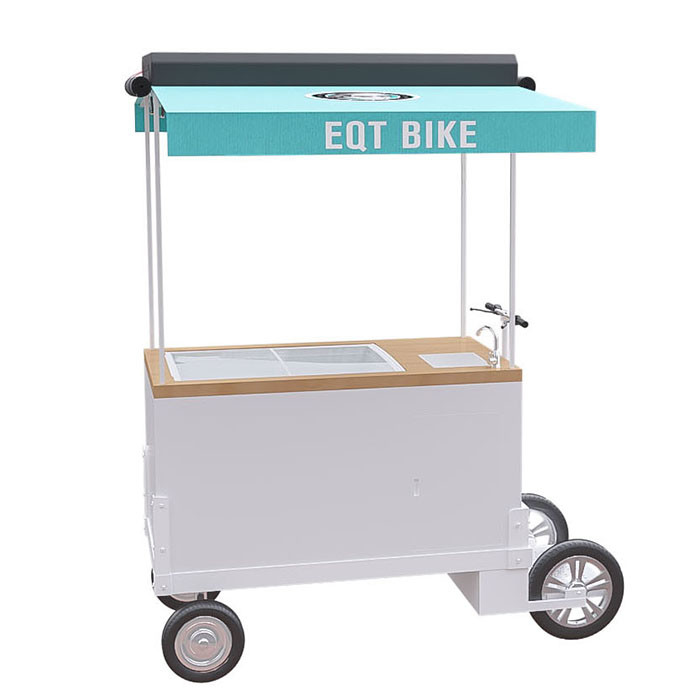 CE móvil altamente versátil multiusos Approvl del carro de la bicicleta del helado