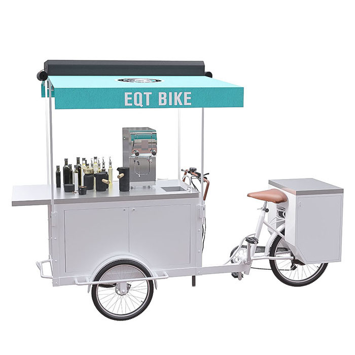 La venta móvil de la bebida Bikes el sistema de control de la velocidad del engranaje de la velocidad de los triciclos 7